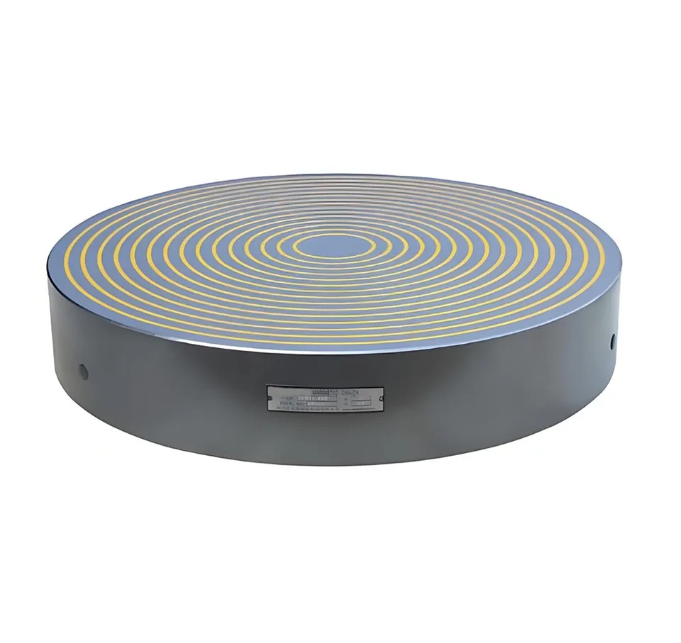 Chuck elettromanjetiku tond b'arbli konċentriċi